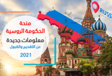 معلومات جديدة عن خطوات التقديم والقبول في منحة الحكومة الروسية 2021